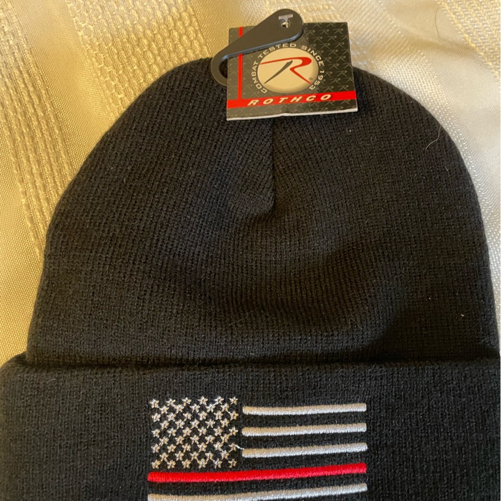 Thin Red Line, USA Flag, Cap